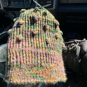Hand Knit Wool Hat